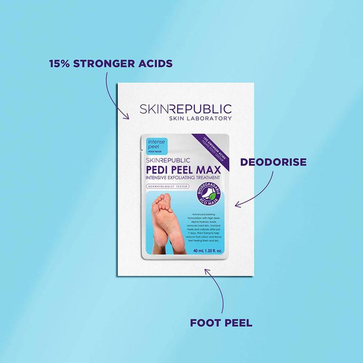 Actual product image Skin Republic Pedi Peel Max (Foot mask, 40 ml)
