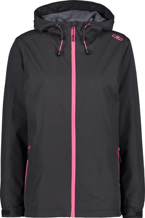 CMP Campagnolo Rain Jacket Fix Hood Woman antracite gloss (46)