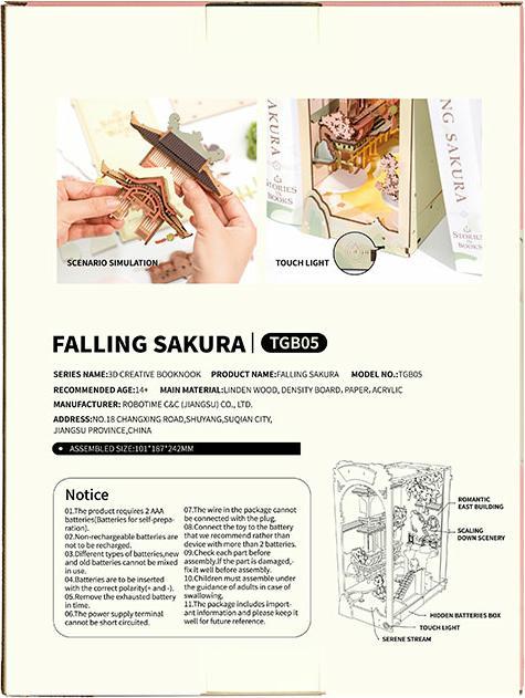 Produktbild Robotime Tiny House : Falling Sakura