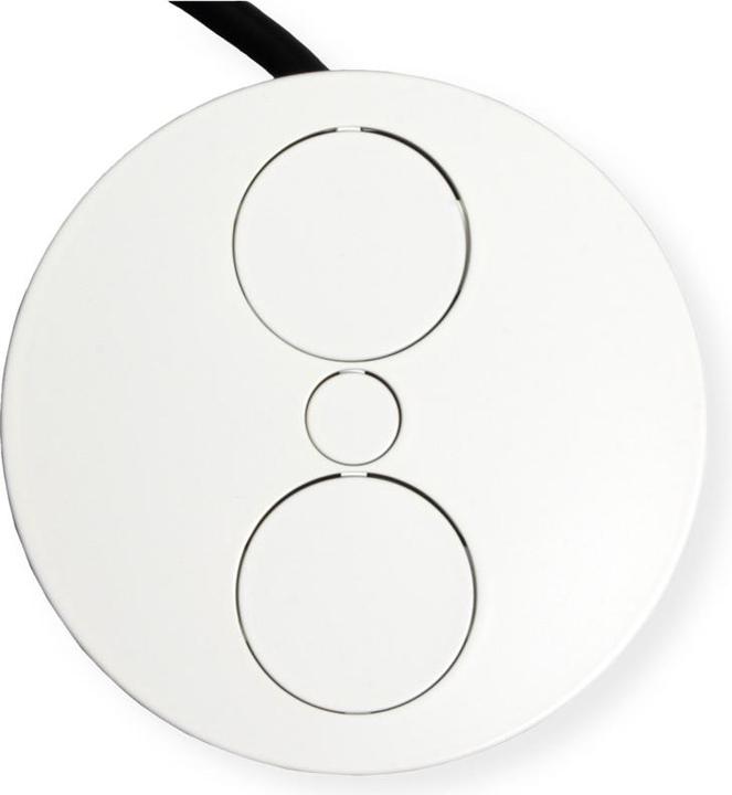 Immagine prodotto Bachmann TWIST - 2 m - 1 uscite AC - Interno - Metallo - Plastica - Bianco - 42,5 mm (1 x, CEE 7/3, CEE 7/5, 2 m)