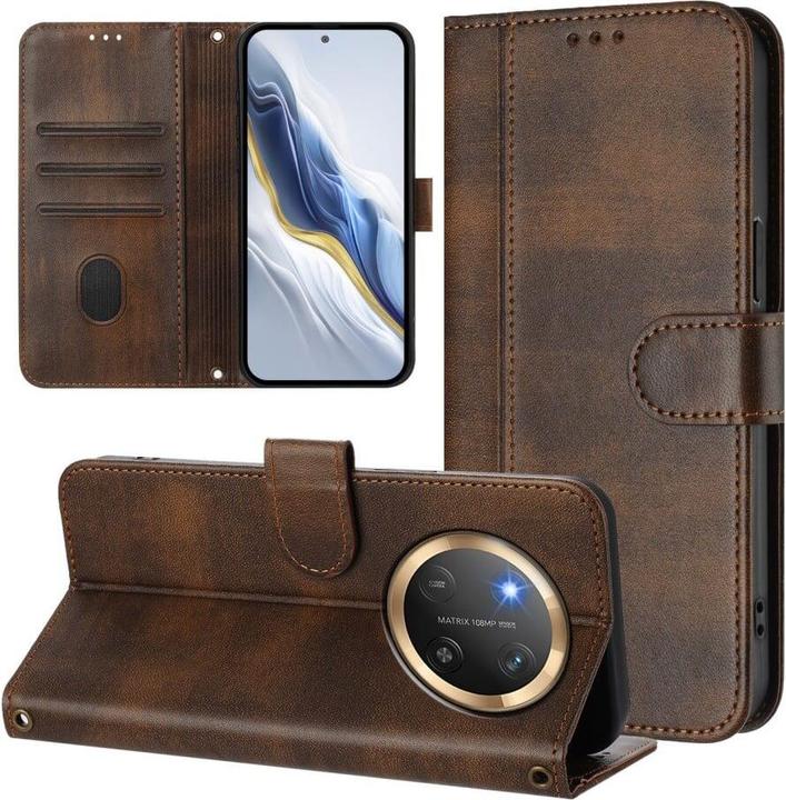 Immagine prodotto Cover-Discount HONOR Magic7 Lite – Wildleder Look Etui im Vintage Design (Honor Magic7 Lite)