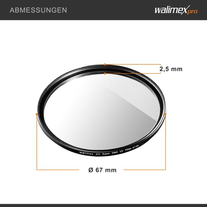 Produktbild Walimex pro pro UV-Filter Slim Super DMC 67mm (67 mm, UV-Filter)