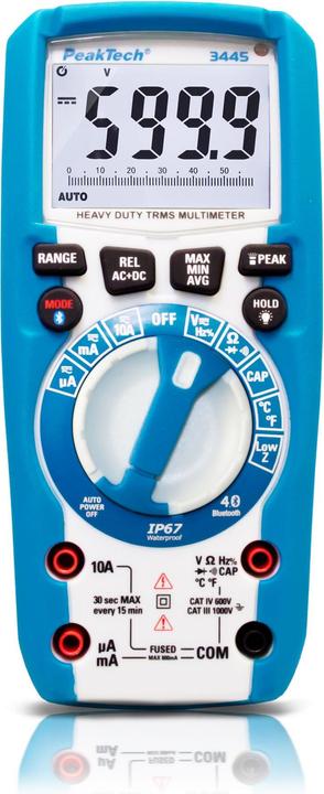 Actual product image Peaktech P 3445 True RMS digital multimeter (CAT III 1000V, CAT IV 600V)