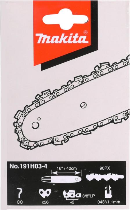 Actual product image Makita 191H03-4 Saw chain 40cm 1.1mm 3/8 HM (Chainsaw, Saw chain)