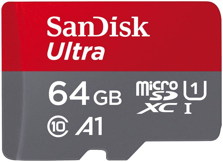 Immagine prodotto SanDisk Ultra mit Adapter (64 GB, microSDXC, U1, UHS-I)