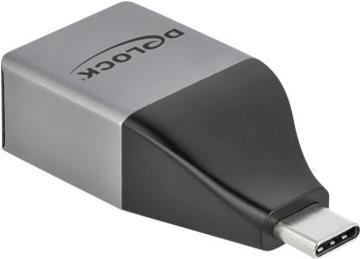 Productafbeelding Delock USB Type-C™ Adapter naar Gigabit LAN 10/100/1000 Mbps (USB-C, RJ45/LAN (1x))