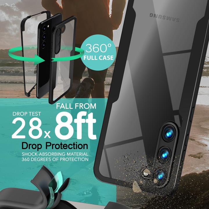 Produktbild Nalia Klare 360 Grad Hybrid Hülle (Samsung Galaxy S23)