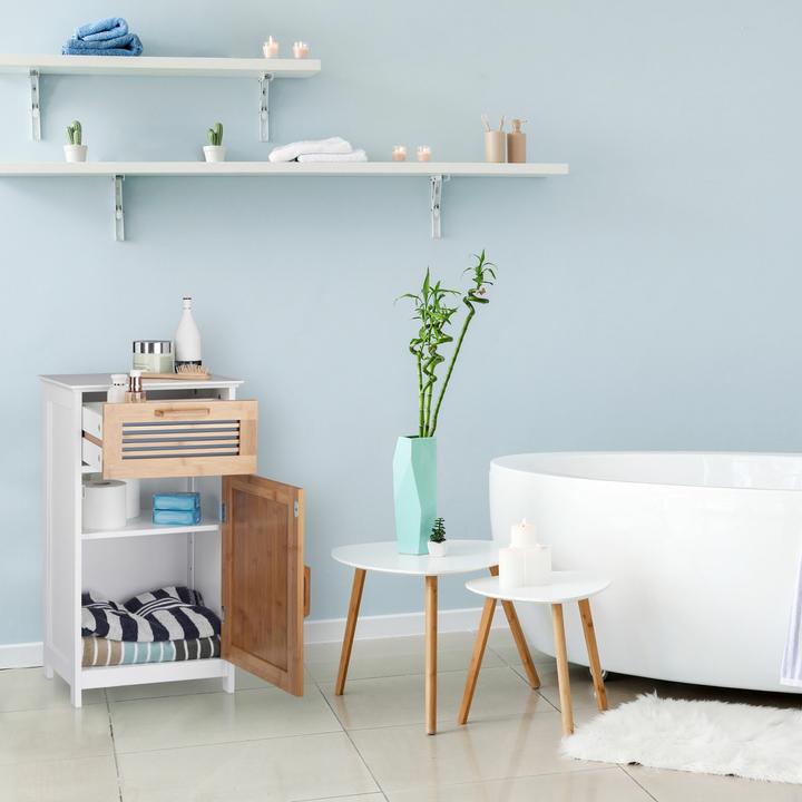 Actual product image Relaxdays Velvet Stool