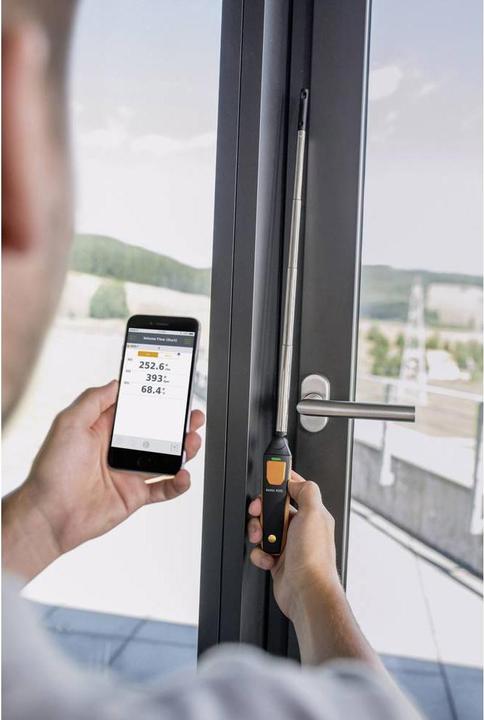 Actual product image Testo 405 i - Thermo-anemometer with smartphone operation