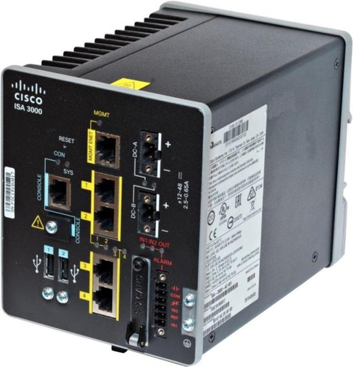 Actual product image Cisco Industrial Security Appliance 3000 2 Copper 2 Fiber Ports In Nms In Perp