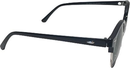 Actual product image Bekos Classic Round Browline Sunglasses