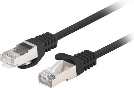 Produktbild Lanberg PATCHCORD KAT.6 FTP 0,25M Juodas FLUKE PASSED 10ER-PACK (UTP, CAT6, 0.25 m)