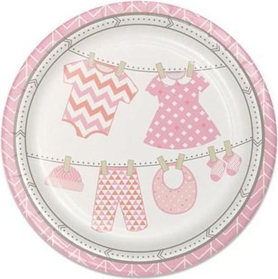 Immagine prodotto Creative Party Piatto per la cena della festa del bebè in carta Bundle Of Joy (confezione da 8) (8 x)