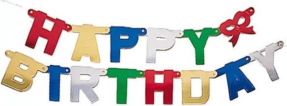 Actual product image Papstar Happy Birthday