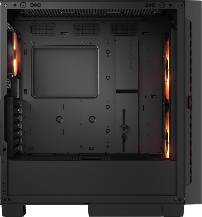 Actual product image Cougar Gehäuse Midi-Tower, Airface ECO, ARGB, Schwarz (ATX, Mini-ITX, mATX, SSI CEB)