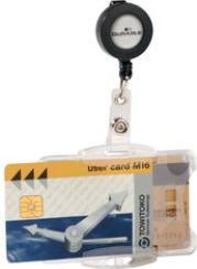 Immagine prodotto Durable PORTA CARTA D'ID DUO CON JOJO PER 2 CARTE D'ID AZIENDALI/SICUREZZA 1 Pg. Ã 10 pz 821919