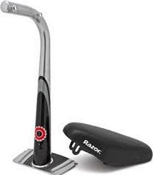 Actual product image Razor Seat with post E300 Grey