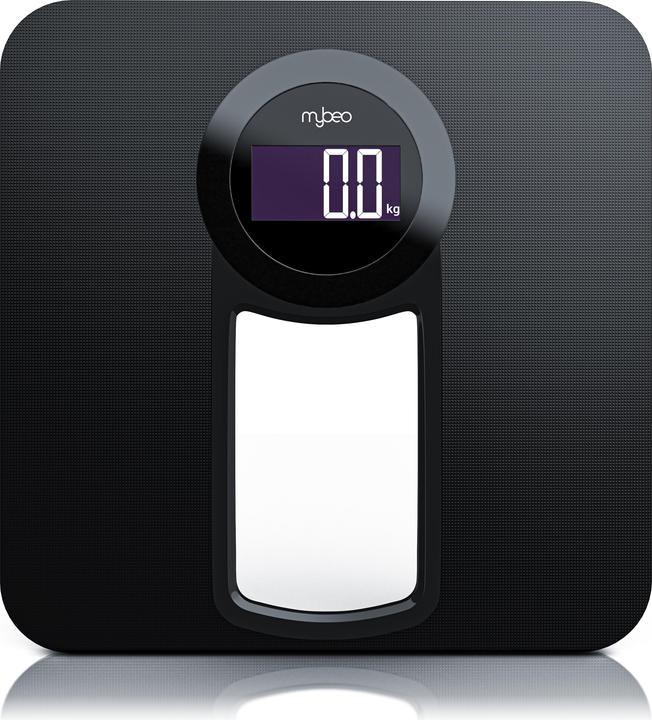 Immagine prodotto Mybeo Bilancia pesapersone digitale, bilancia da bagno con vetro di sicurezza da 6 mm, bilancia personale (150 kg)