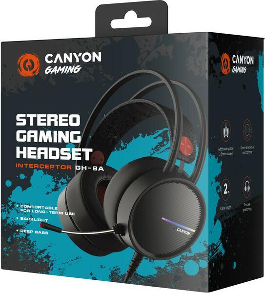 Actual product image Canyon GH-8A gaming headset (Cable)