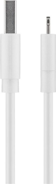 Actual product image Goobay Lightning USB charging and synchronisation cable (2 m, USB 2.0)