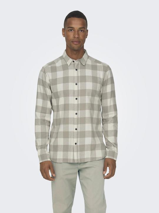 Image du produit Only & Sons Chemise à carreaux à manches longues (L)