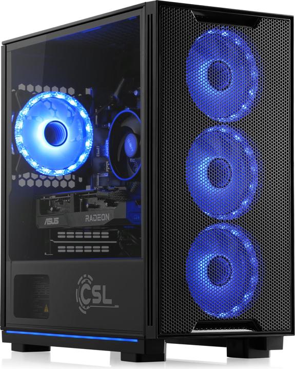 Produktbild CSL Gaming PC M11800H (AMD Ryzen 5 9600X, 32 GB, 1000 GB, Radeon RX 7600 XT Fighter)