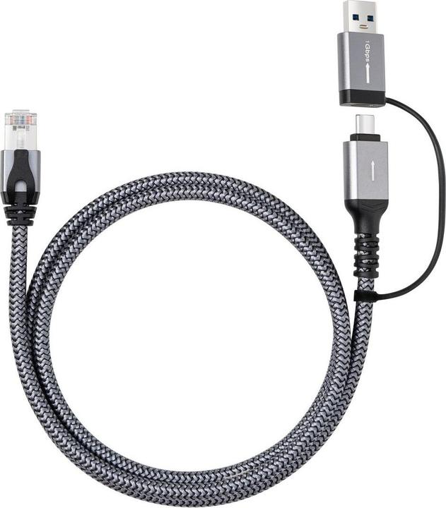 Produktbild MicroConnect CAT6 FTP to USB A-C adapter (CAT6, 5 m)
