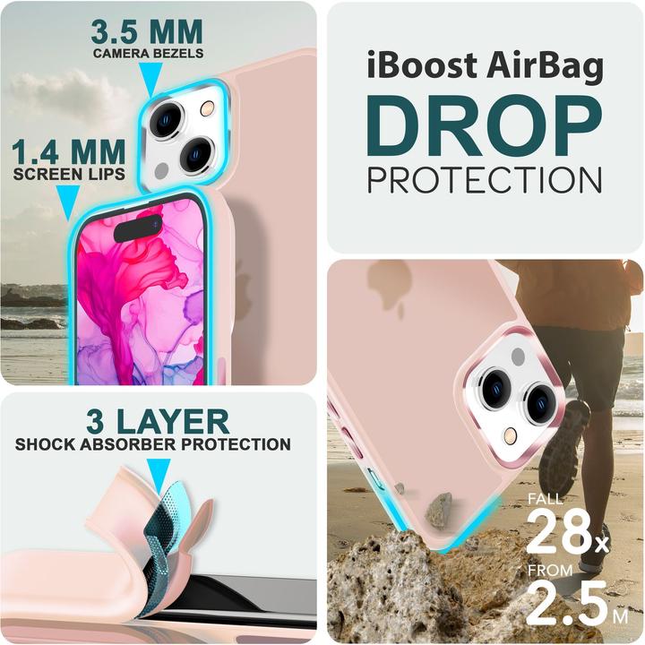 Produktbild Nalia Hybrid Hülle Matt Transparent Frosted (Apple iPhone 15 Plus)