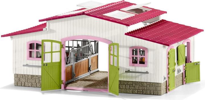 Produktbild Schleich Reiterhof mit Reiterin und Pferden