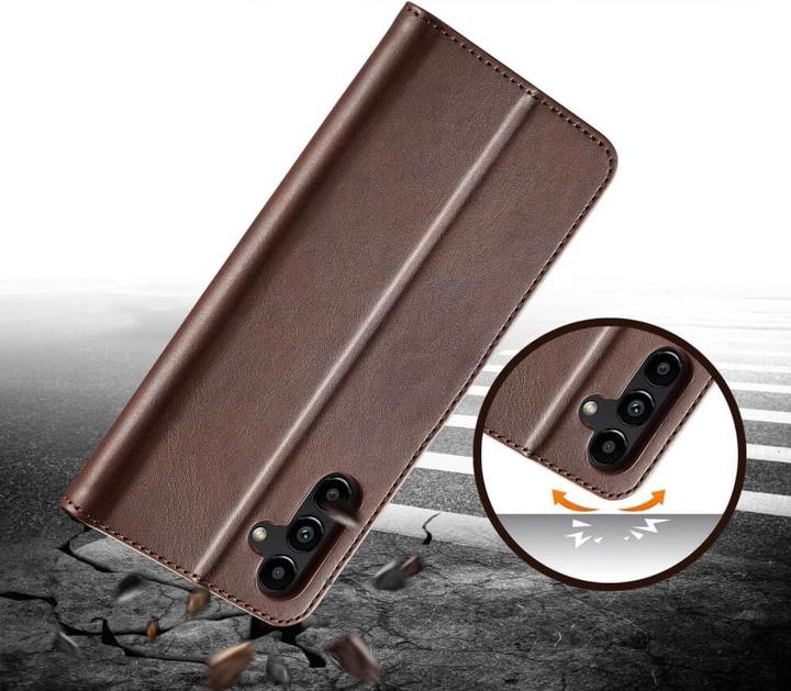 Produktbild LC.Imeeke Galaxy A15 - Leder Etui Hülle dunkelbraun (Samsung Galaxy A15)