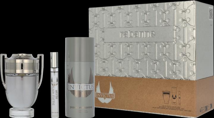 Produktbild Paco Rabanne SET Invictus EDT Spray 100ml + DEO Spray 150ml + MINIATURA EDT Spray 10ml