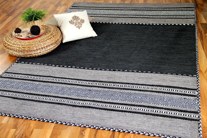 Produktbild Pergamon Natur Teppich Kelim Navarro (70 x 140 cm)