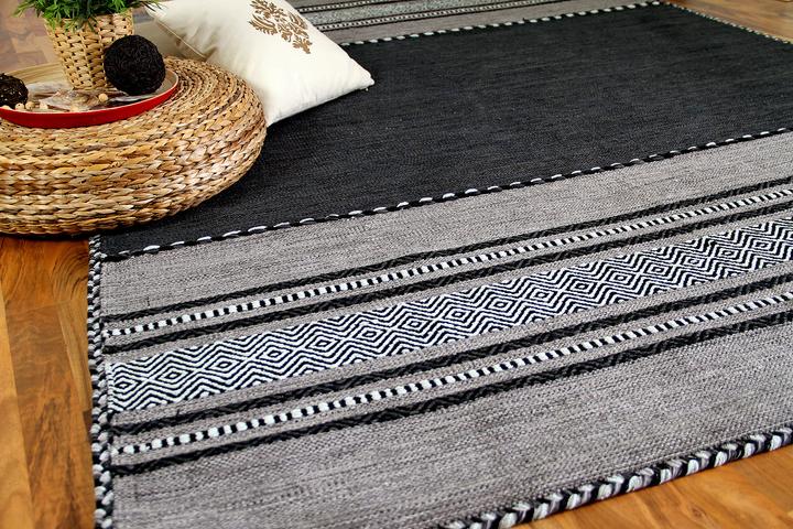 Produktbild Pergamon Natur Teppich Kelim Navarro (70 x 140 cm)