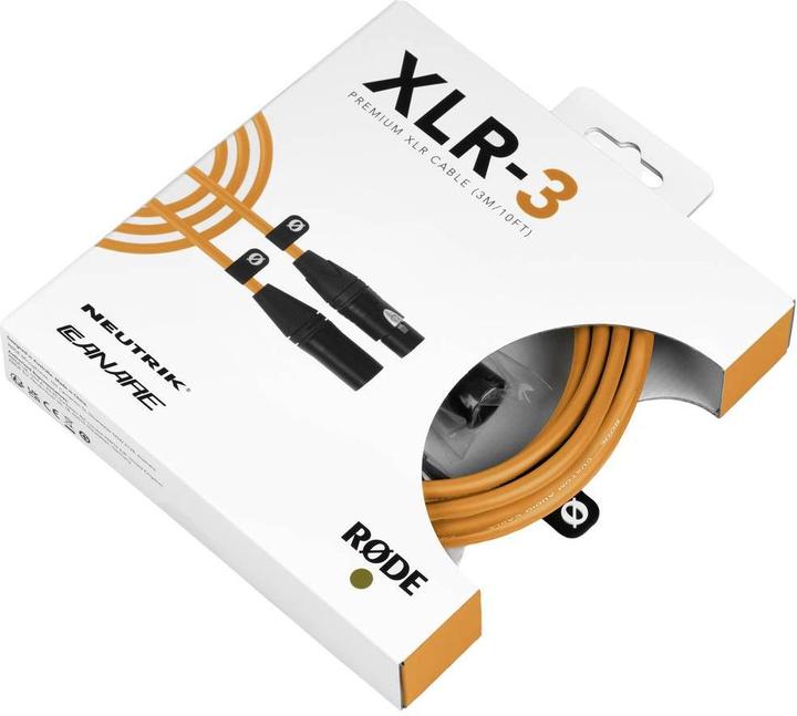 Image du produit RØDE XLR-3 Orange (3 m, XLR)