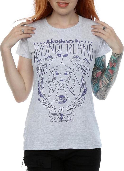 Immagine prodotto Alice In Wonderland Maglietta Avventure Heather (XXL)