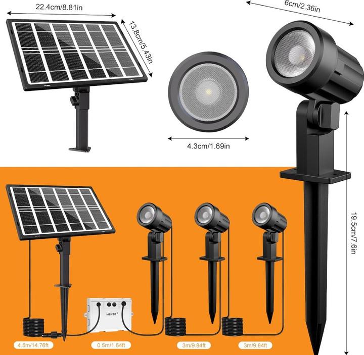 Actual product image Lumina Swiss Garden spot (1800 lm, IP66)