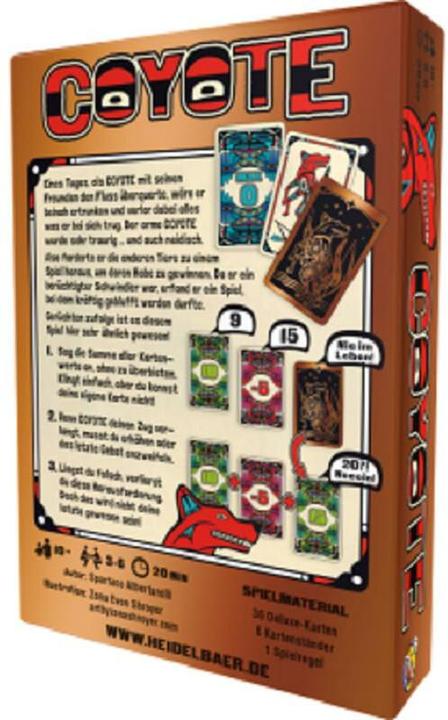 Actual product image HG008 - Coyote - Card game, for 3-6 players, from 10 years (DE Edition) (German)