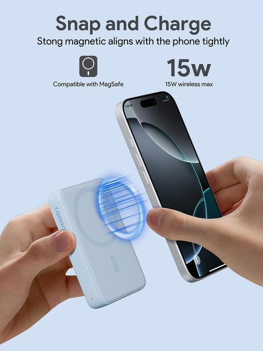 Produktbild Aukey MagFusion Slim (10000 mAh, 20 W, 37 Wh)