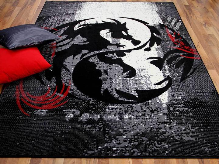 Produktbild Pergamon Trendline Teppich Drachen (80 x 150 cm)