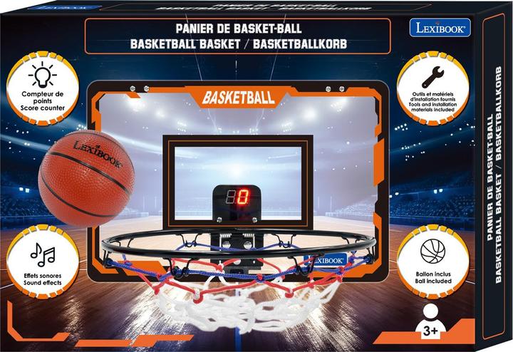 Image du produit Lexibook Panier de basket-ball avec compteur de score (450x300mm) (JG920)