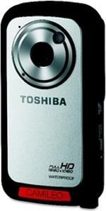 Toshiba Camileo BW10, Full-HD Camcorder, Wasserfest, Silber (10 x)