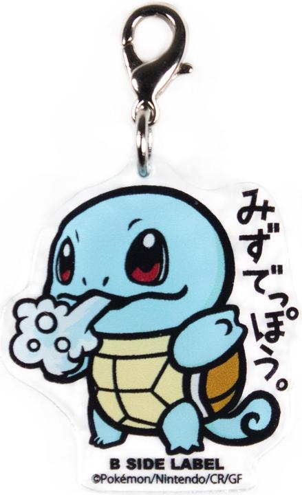 Pokémon B-SIDE LABEL Charm Schiggy