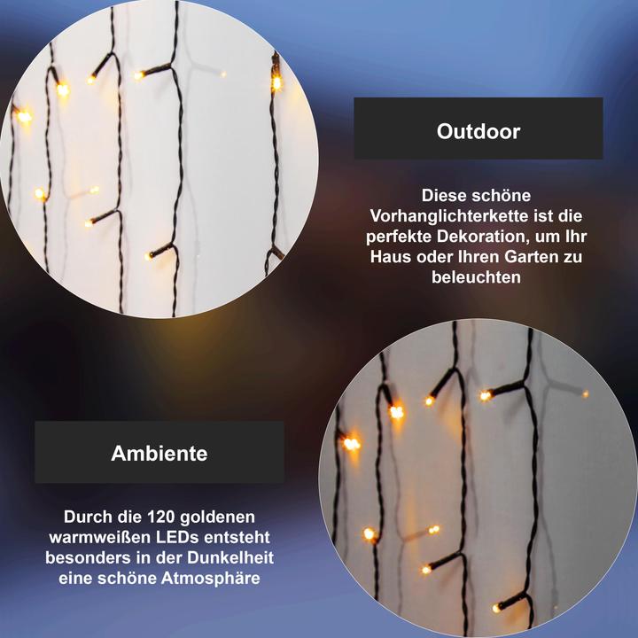 Produktbild Star Trading Lichterketten-Vorhang (0.70 m)