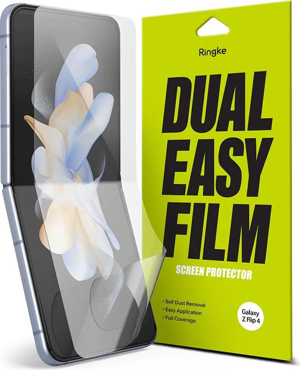 Produktbild Ringke Ringle Schutzfolie Folie 2 - Pack Galaxy Z Flip 4 (2 Stück, Samsung Galaxy Z Flip4)