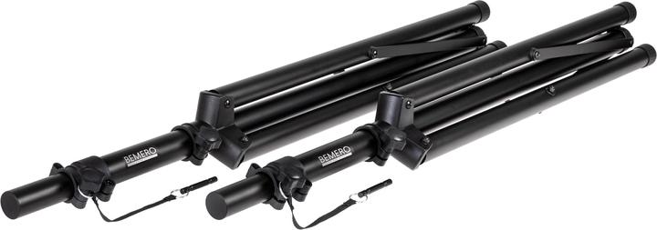 Immagine prodotto Bemero SS-9020BK set (1 coppia, Cavalletto, Regolabile in altezza)
