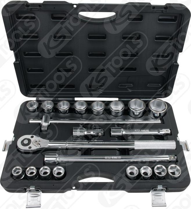 Actual product image KS Tools Socket spanner set (32 mm, 19 mm, 24 mm, 50 mm, 41 mm, 22 mm, 23 mm, 21 mm, 27 mm, 35 mm, 46 mm, 26 mm, 30 mm, 38 mm, 29 mm, 36 mm)
