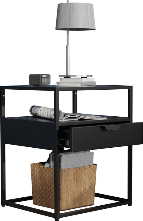 Produktbild VCM Metall Nachttisch Beistelltisch Flokas M (45 x 40 x 55 cm)