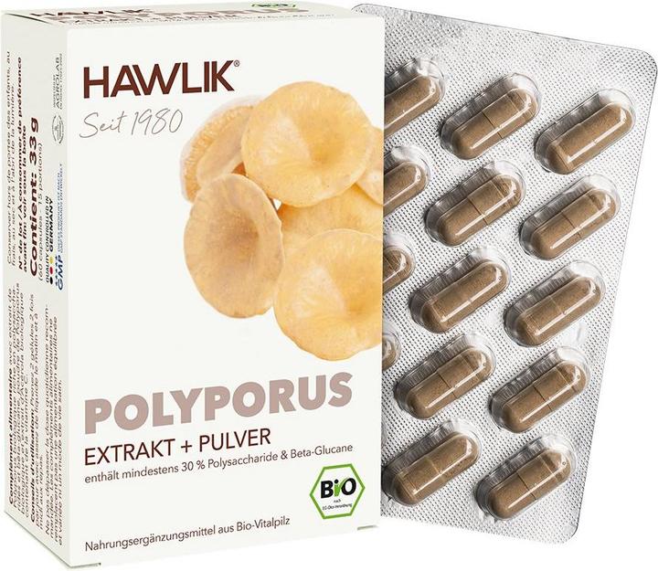 Actual product image Hawlik Polyporus extract + powder capsule (60 Piece, Capsules, 59 g)