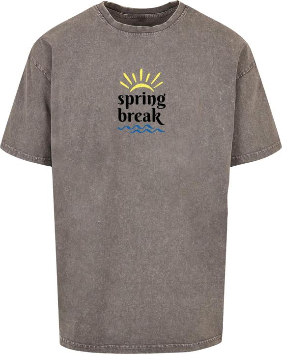 Merchcode Spring break - Acid Washed Heavy Oversized Tee - 114071 (M)