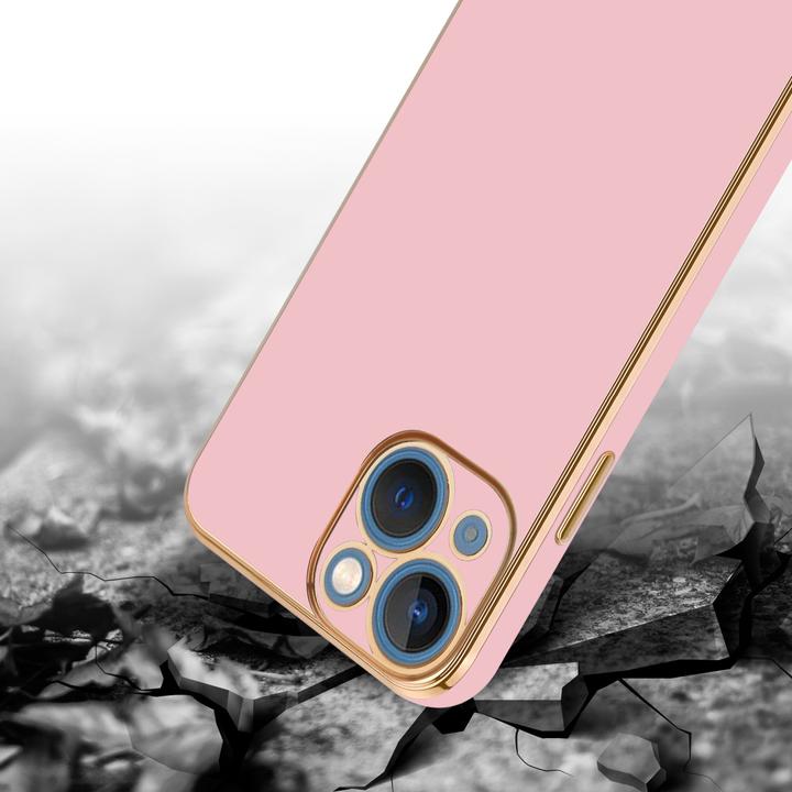 Produktbild Cadorabo Hülle für Apple iPhone 13 MINI im TPU mit Kameraschutz LM130 Style (Apple iPhone 13 mini)